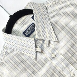 Lands End Men's Pinpoint Oxford Dress Shirt Tailored Fit 16 1/2‎ - 33 Excellent
